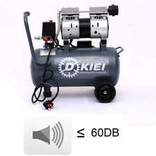 Portable 25 Litre Air Compressor 2.5 HP 8 CFM Oilless Silent 60db Quite Garage