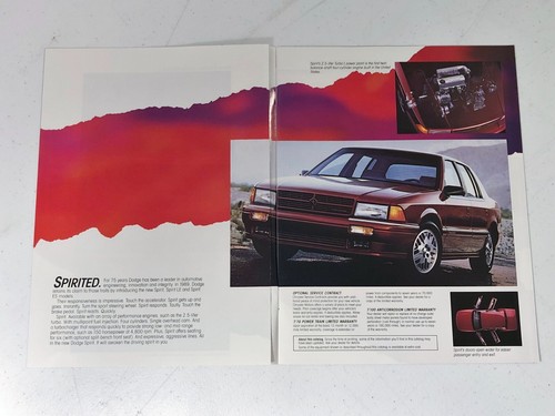 1989 DODGE CARS FULL-LINE VERKAUFSPROSPEKT KATALOG IN TOP ZUSTAND - Bild 2 von 8