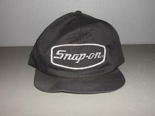 Vintage 80'S K Brand SNAP ON Tool Black Trucker Snapback Hat Embroidered