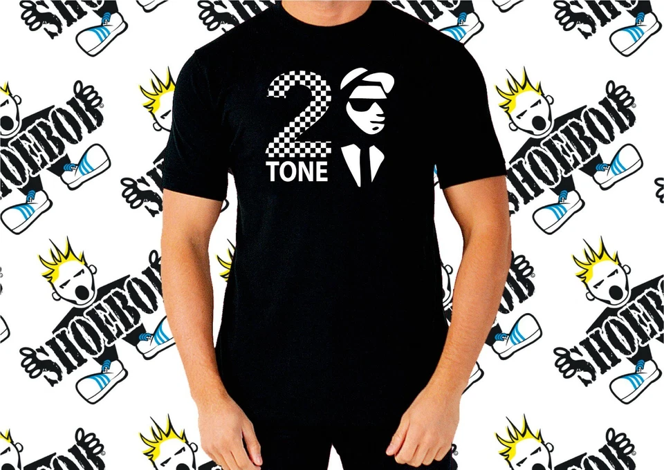 The Specials 2Tone T-shirt | Classic Rude Boy Two Tone Ska 2 Music Records tee - Image 2 of 4