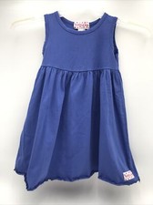 Ruffle Girl Size 7 Purple Tank Sun Dress Cotton Ruffle Edge