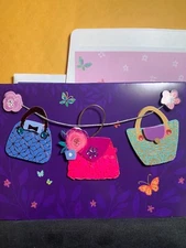 Multi use Greeting Card! Gorgeous Purse Collection!