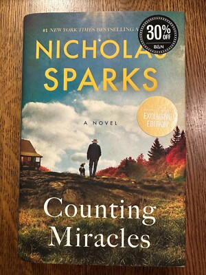 BRAND NEW Counting Miracles: A Novel by Nicholas Sparks 2024 HC) B&N EDITION