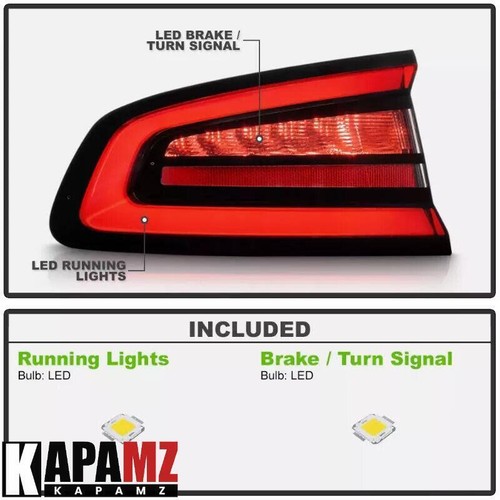 Conjunto de lámpara de luz trasera exterior de freno izquierda para Dodge Charger 2015-2022 - Imagen 3 de 10