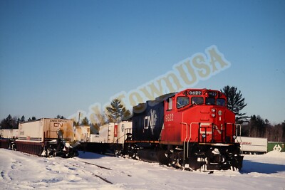 Vtg 1996 Duplicate Train Slide 9622 Canadian National Auburn ME X8L095