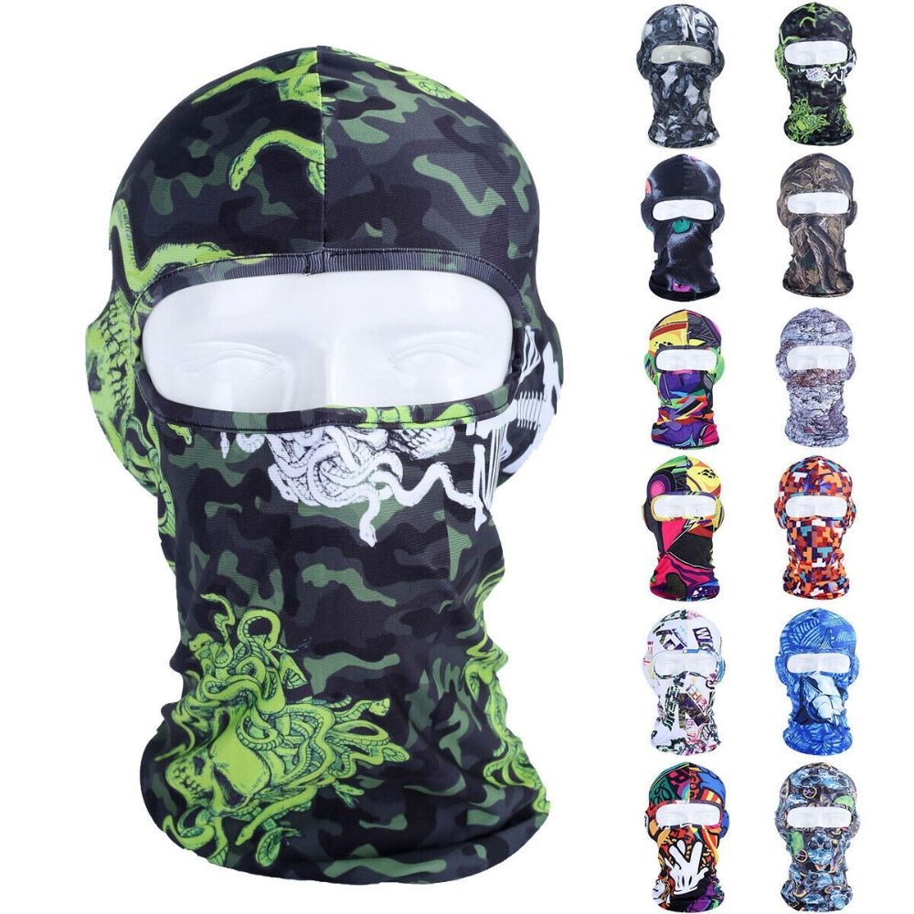 Balaclava Full Face Mask Windproof UV Sun Protection Tactical Hood for Men Women