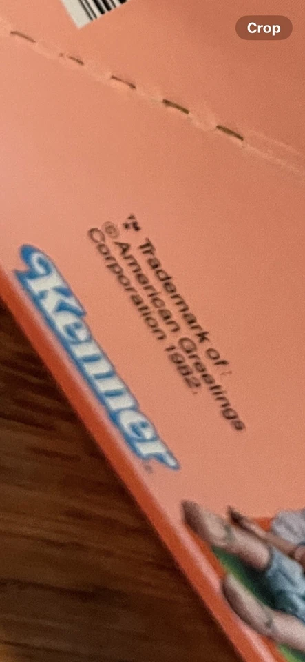 Vintage Baby Apricot Blow A Kiss doll Strawberry Shortcake NRFB. Never Opened. - Image 4 of 4