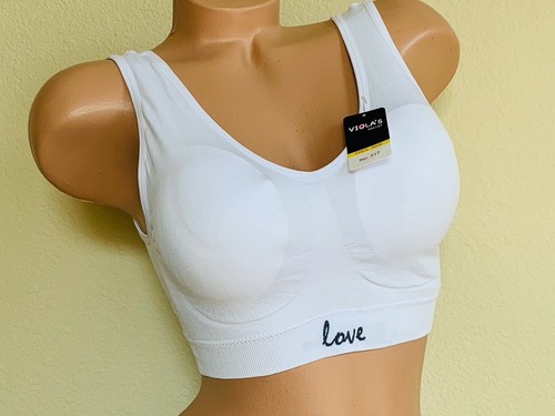 3/6 Women's Sports Bras Yoga Activewears Workout Gym Bra Top PLUS SIZE Gift pack - Picture 24 of 28