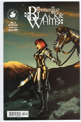 Warrior Nun: Black & White #3 June 1997 Antarctic Press - VFN
