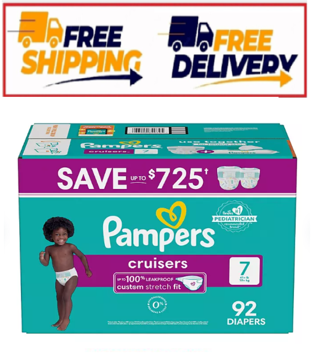 Pampers Cruisers Diapers size 92 (41+