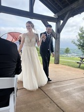 strapless wedding dress size 6