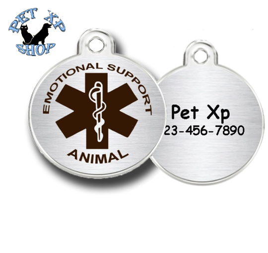 Esa Dog Tag Personalized Stainless Steel Emotional Support Animal