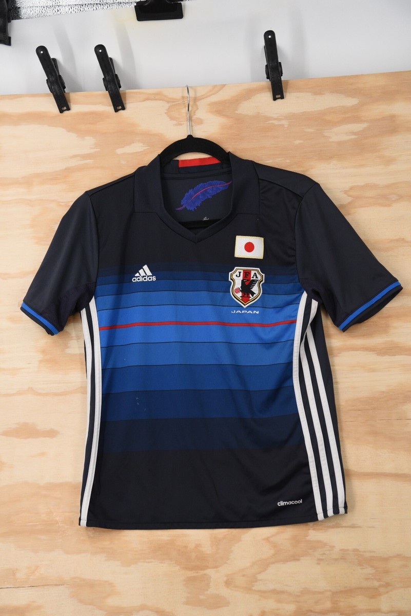 Japan 2016 Home Sakkā Adidas Climacool Football Soccer Jersey