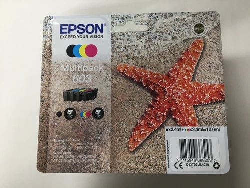 original Epson Multipack 603 Cyan Magenta Yellow Black Seestern (2027) Rechnung