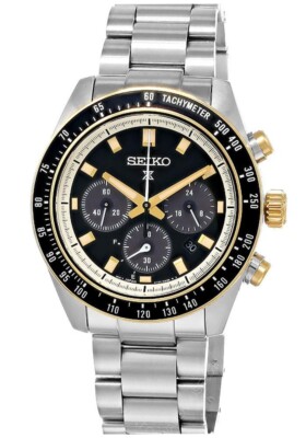 Seiko Prospex Speedtimer Solar Chronograph 41.4mm Men's Watch