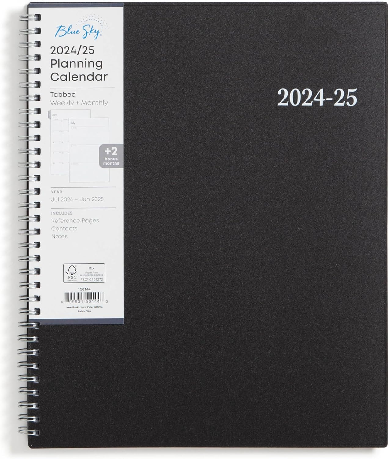 2024-2025 Academic Year Weekly and Monthly Planner, 8.5