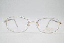 Glasses DANIEL SWAROVSKI S081 Gold Plated Oval Eyeglass Frame New