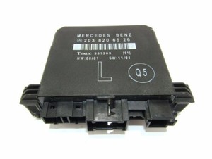 Mercedes Benz C W203 Tür Steuergerät Control Unit Hinten L. Rear L. 2038206526