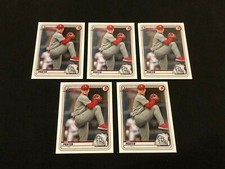 2020 Bowman Draft Levi Prater 1st Bowman Prospect (BD-125) - Lot of 5x QTY