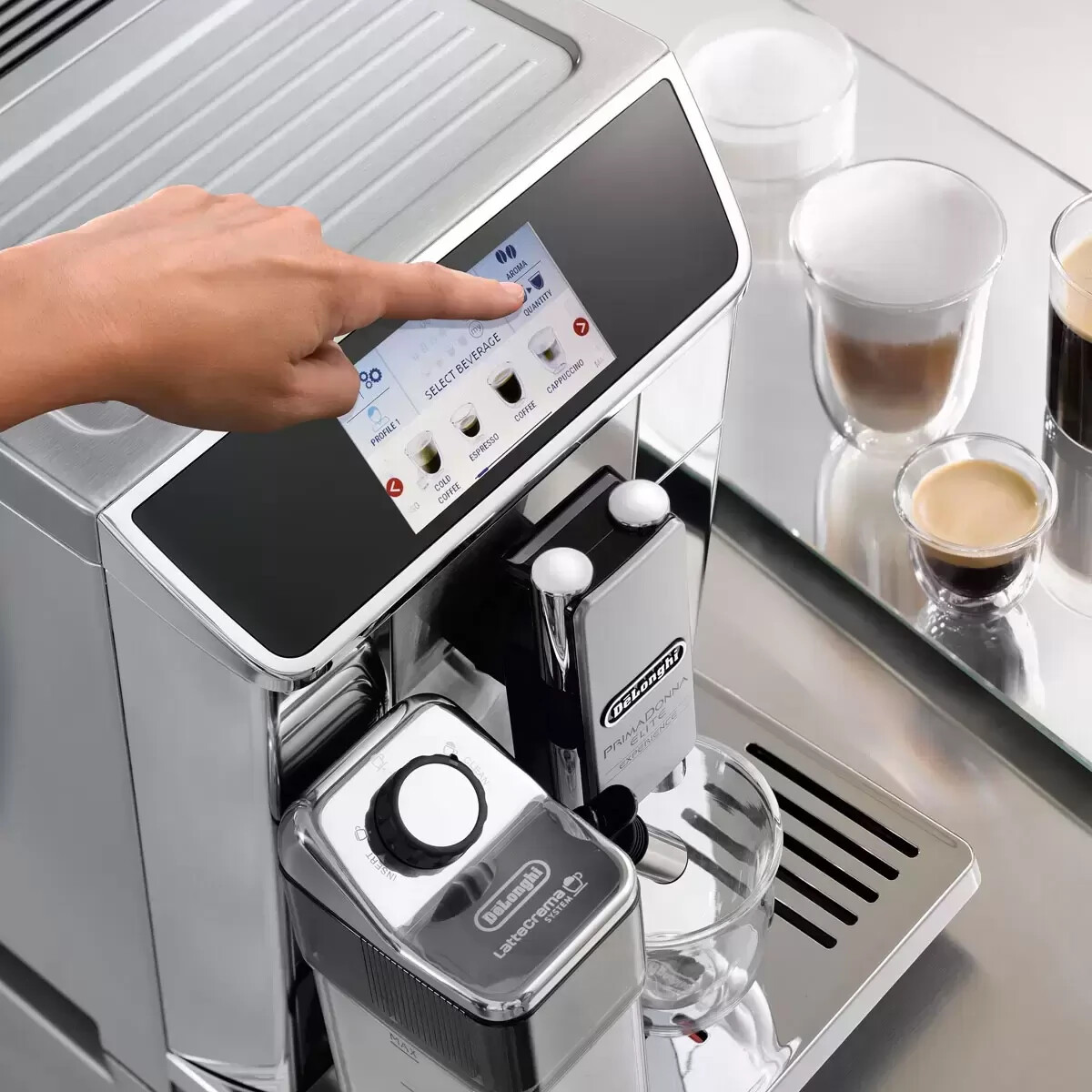 DeLonghi PrimaDonna Elite Experience Bean to Grelly UK