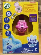 Nickelodeon Blues Clues Magenta Learning Watch By Leap Frog NEW