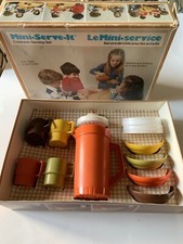 Rare English / French Box Mini Serve It Children Toy Serving Set Tupperware 1988