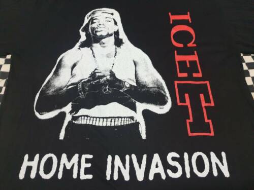 RARE Vintage  Ice-T  Rap Tee Hip hop  Bootleg T s… - image 1