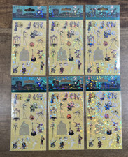 The Nightmare Before Christmas Foil Prism Stickers 6 Packs - 24 SHEETS NEW