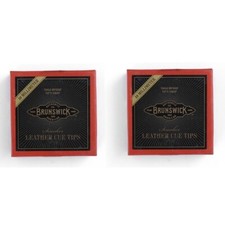 USA BRUNSWICK Leather Cue Tips 13mm