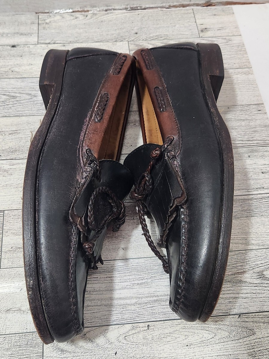 Allen Edmonds Woodstock Kiltie Loafer Mens 9.5 B Two Toned  display picture 1
