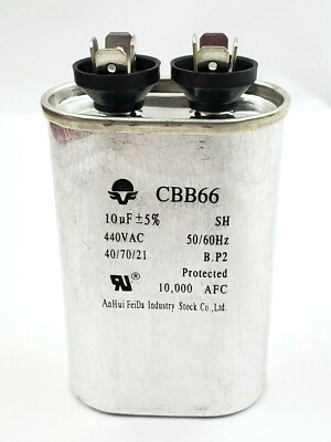 Lot of 3 Epcos B33364A5106J050 Motor Run Capacitors 10 uF