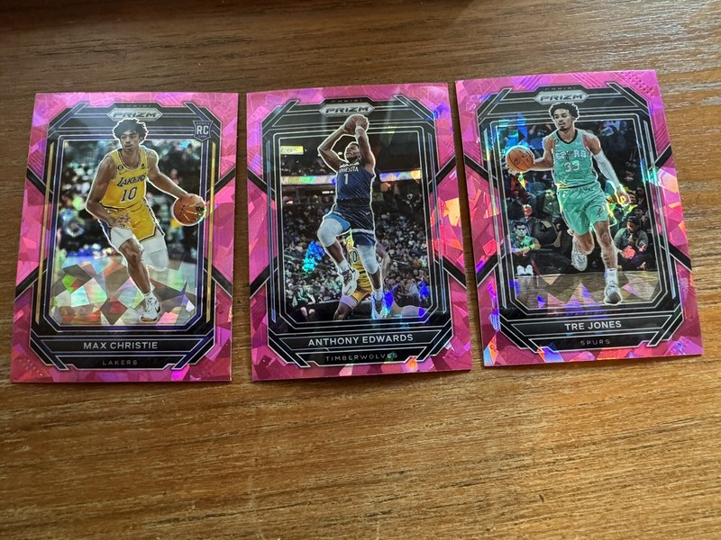 2022-23 Panini Prizm Basketball Pink Cracked Ice Prizm Lot of 10 Cards