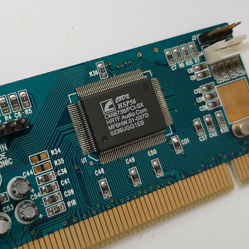 ULTRON FT8738-4E 4 CHANNELS SOUND, PCI SOUND CARD, HSP56, CMI8738/PCI-SX - 第 2/4 張圖片