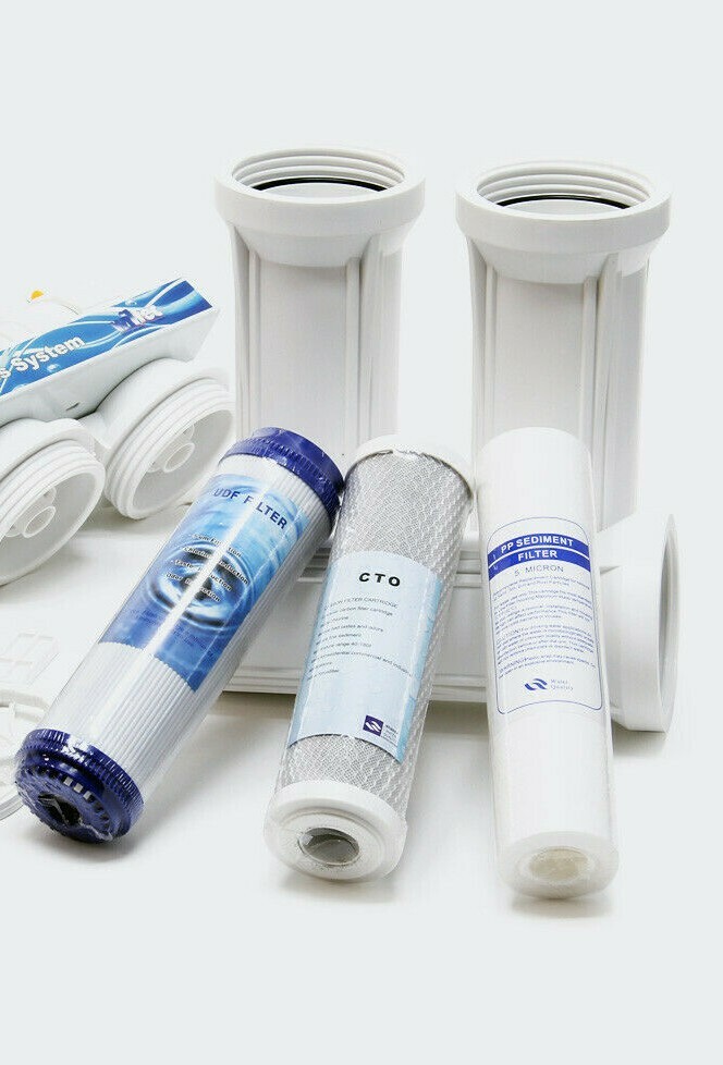 Kit Filtri Osmosi Inversa Acqua Potabile Per Purificatori Depuratore Ricambio 4 - Foto 3