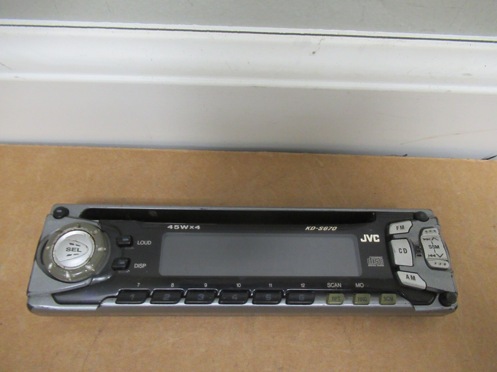 LOT of 7 Radio Stereo Audio Faceplates 3 Pioneer 2 Kenwood 1 JVC I