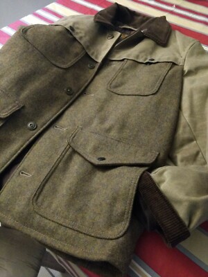  STUNNING NWT Perfecto BRAND RARE Schott NYC WAXED Wool Tweed Jacket MED P762   