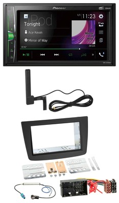 Pioneer MP3 DAB AUX 2DIN Bluetooth Car Stereo for Alfa Romeo Mito 955 from 14 Black