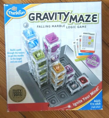 ThinkFun Gravity Maze Marble Run Logic Game STEM Toy for Boys Girls Age 8 + 