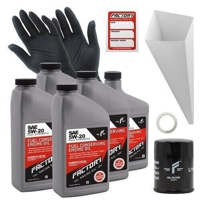 #ad Factory Racing Parts 5W 20 4.5 Quart Oil Change Kit for Honda Civic Accord Fit $69.99