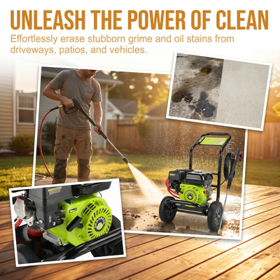 #ad Gas Pressure Washer 212CC 3500 PSI 2.6 GPM with 5 Nozzle Set for Cars Fences $271.99
