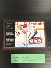 2015-16 Sp Authentic Moments Booklet Signatures Carey Price SSP Gold Auto!!!