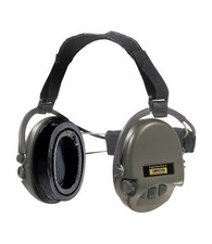 Sordin Pro-X Ear Muffs - 76302-X-10-S - Active and Electronic Gel Pads, Olive