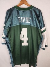 Reebok On Field New York Jets Brett Favre #4 Men’s Sewn NFL Jersey Size 2XL XXL