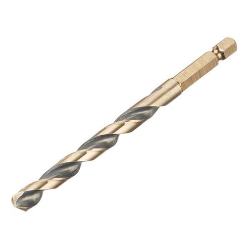 DEWALT BLACK&GOLD 1/4"" Hex Shank HSS-G Drill Bit 7.5mm DEWDT20611QZ