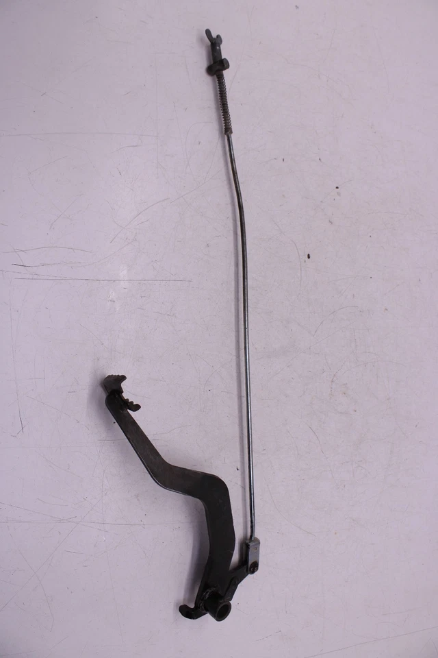 97-99 YAMAHA BIG BEAR 350 OEM PEDAL FRENO TRASERO DERECHO con varilla de acoplamiento  Foto 3 de 4