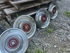 Vintage Cadillac Hubcaps Set Of 4