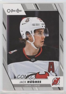 2023-24 O-Pee-Chee Close Up Photo Variation Jack Hughes #6 4wd