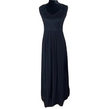 Miusol Dark Fairy Lacey Maxi Dress Size Medium Black Formal Prom Cruise Party