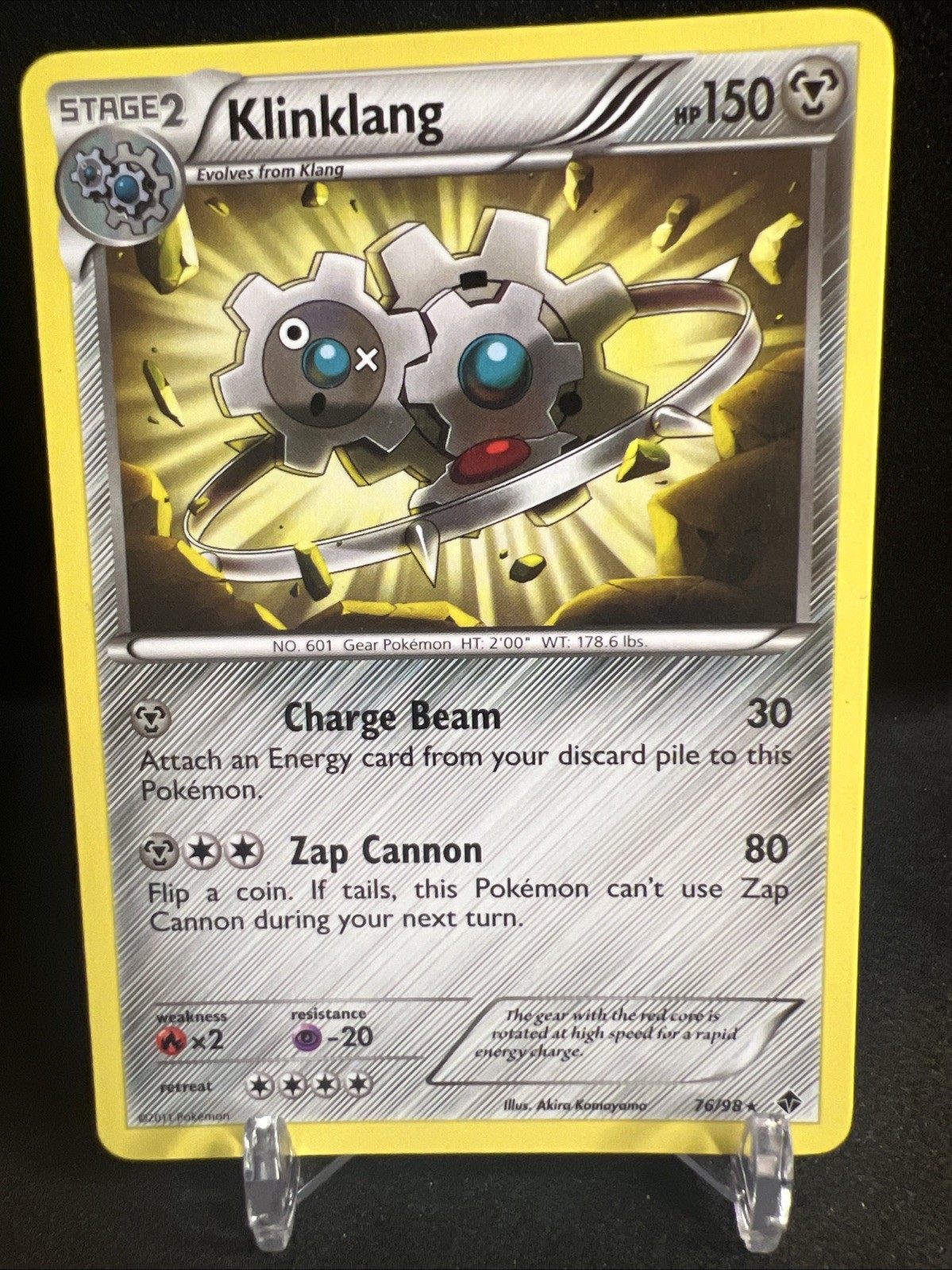 Pokemon TCG Emerging Powers Klinklang 76/98 2011 Card
