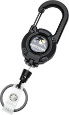 Durable Retractable Keychain with 28in Stainless Steel Cord for Badges